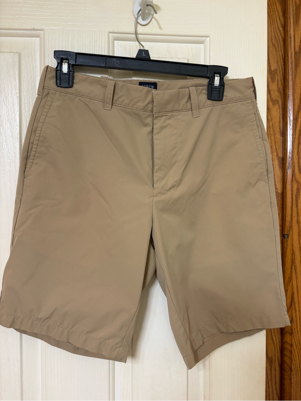 J. Crew Men's Khaki Flat Front Chino Shorts